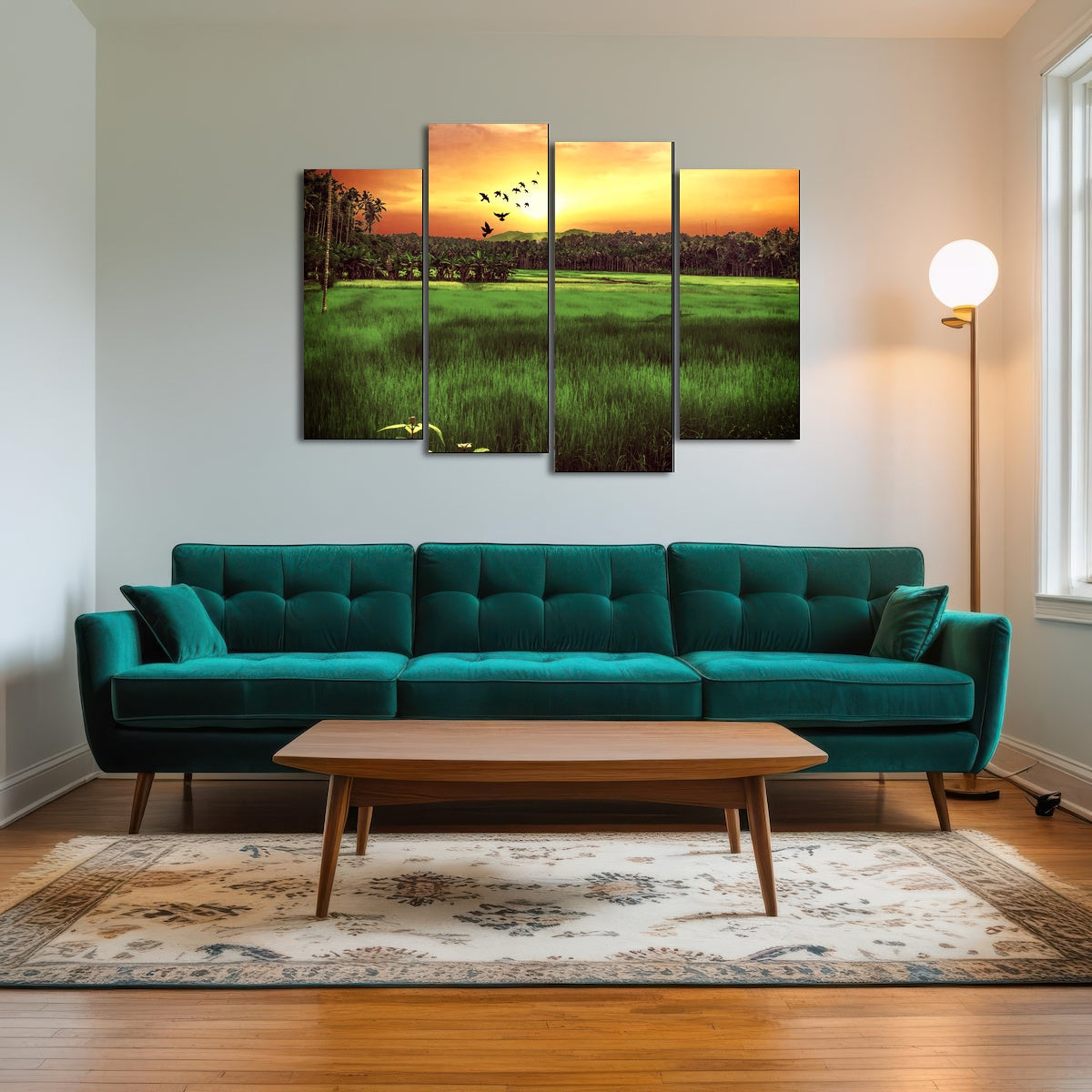 AUTO-MOCKUP ROOM | Sunset Landscape