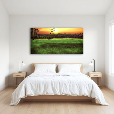 AUTO-MOCKUP ROOM | Sunset Landscape