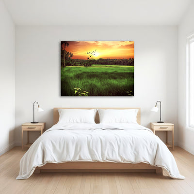 AUTO-MOCKUP ROOM | Sunset Landscape