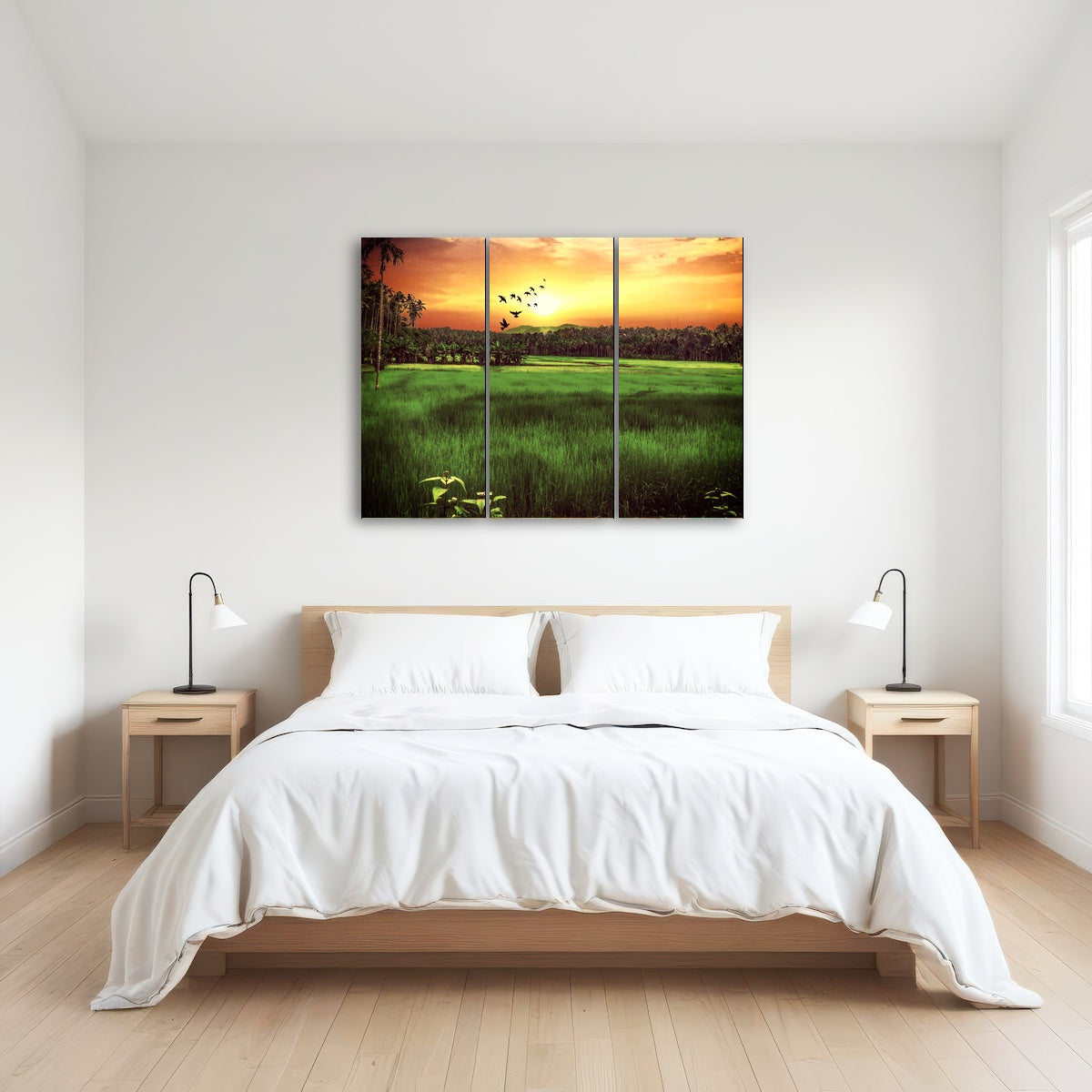 AUTO-MOCKUP ROOM | Sunset Landscape