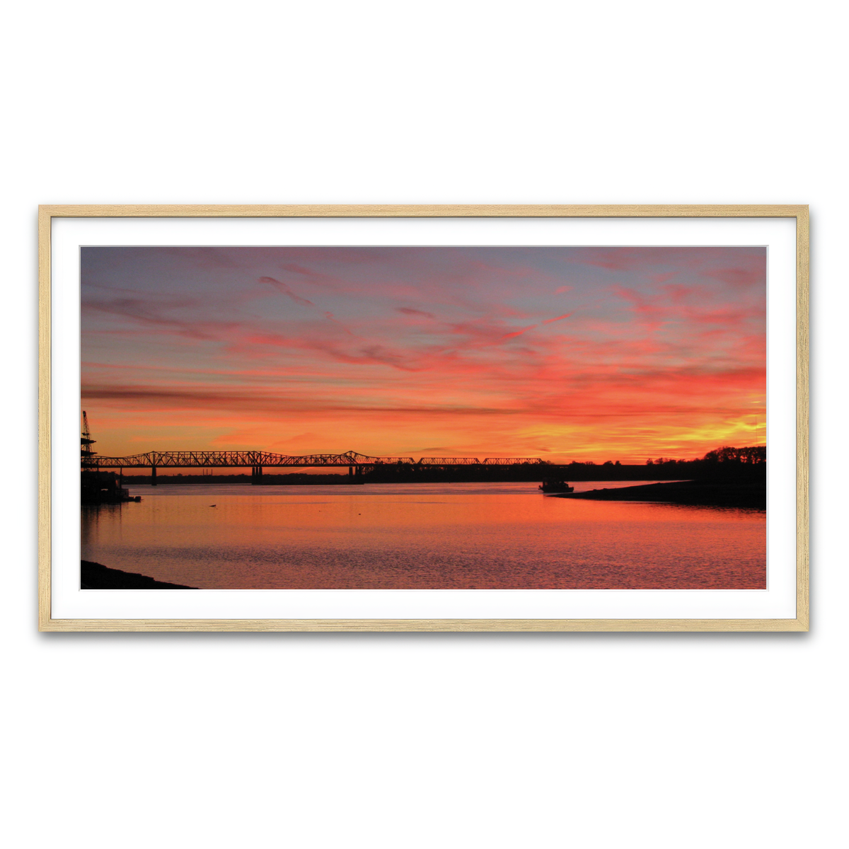 Framed Print 2x1 Natural