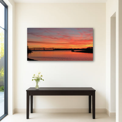 AUTO-MOCKUP ROOM | Sunset Mississippi River in Memphis