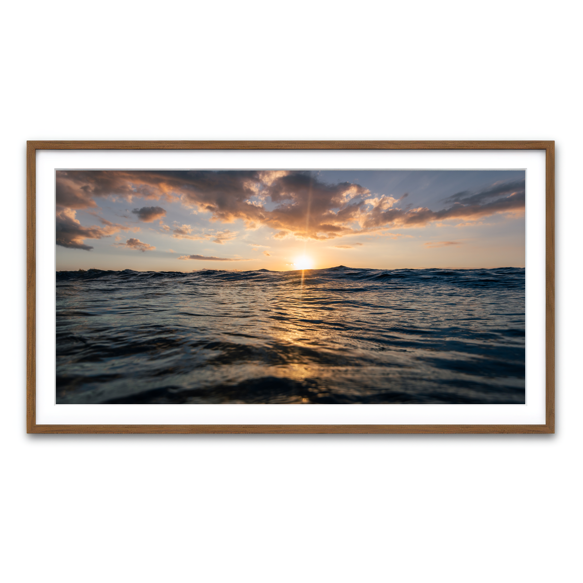Framed Print 2x1 Walnut