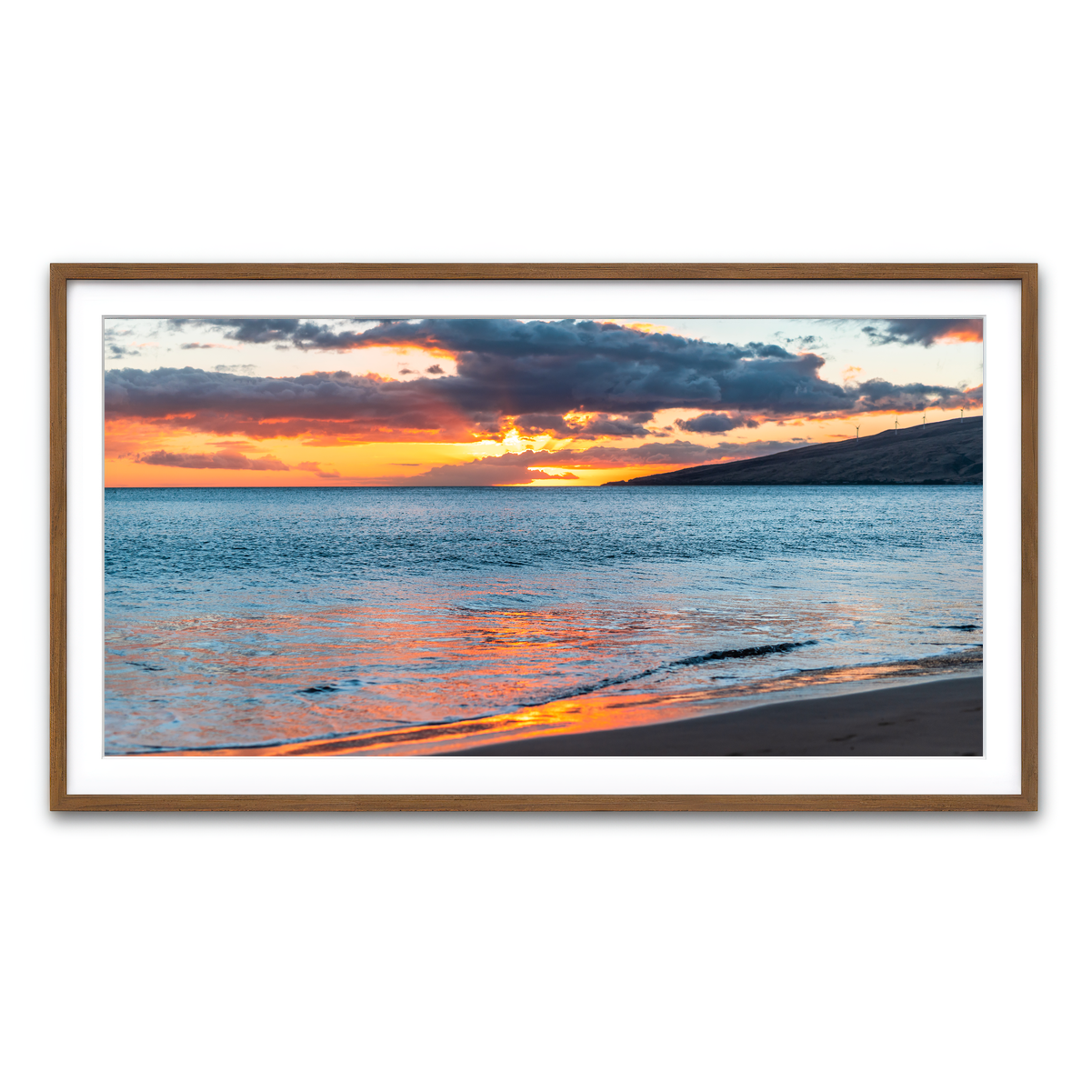 Framed Print 2x1 Walnut
