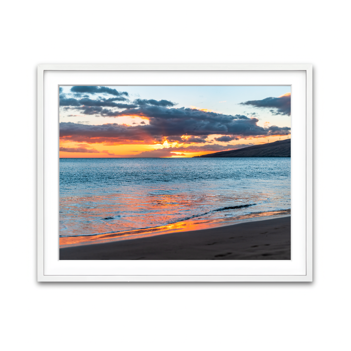 Framed Print 4x3 White