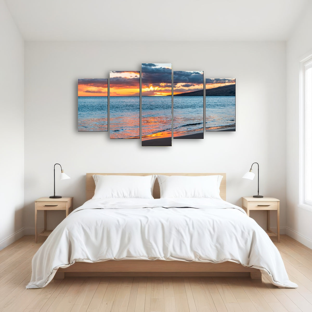 AUTO-MOCKUP ROOM | Sunset Over the Beach