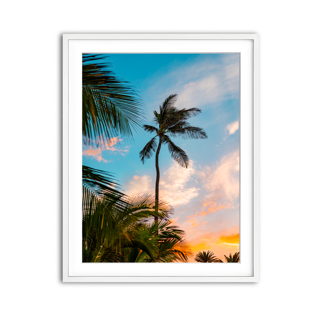 Framed Print 3x4 White