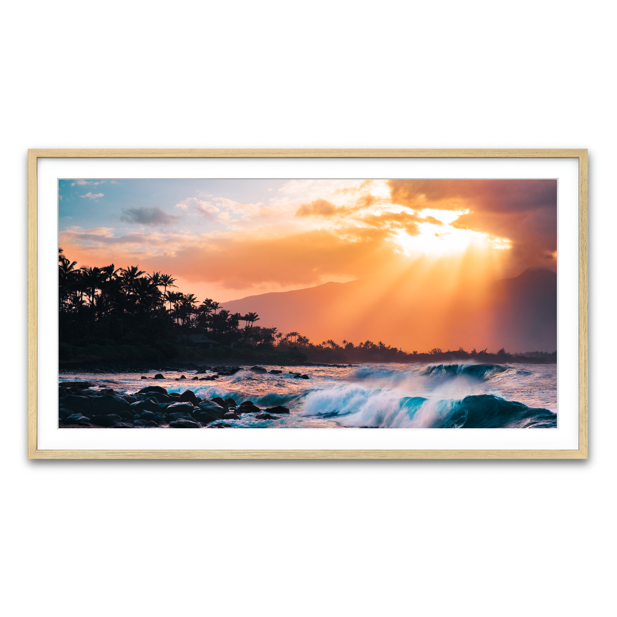 Framed Print 2x1 Natural
