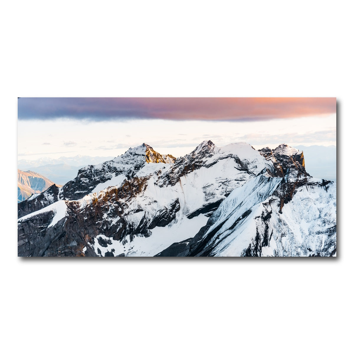 AUTO-MOCKUP WHITE | Sunset Peaks | 1 Piece | Gallery Wrap Canvas | group=2x1