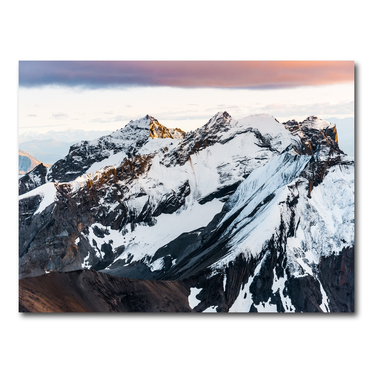 AUTO-MOCKUP WHITE | Sunset Peaks | 1 Piece | Gallery Wrap Canvas | group=4x3