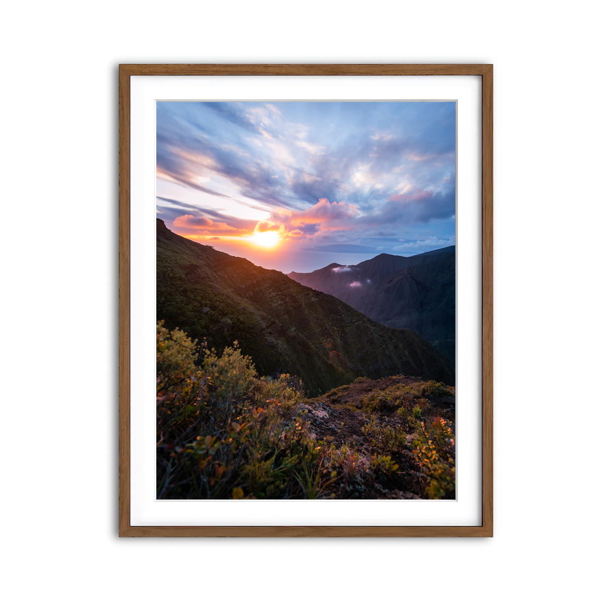 Framed Print 3x4 Walnut