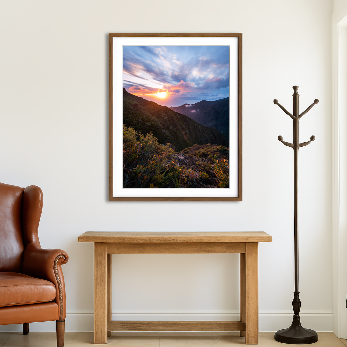 AUTO-MOCKUP ROOM | Sunset Ridge Wall Art