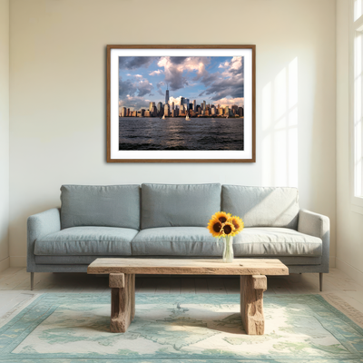 AUTO-MOCKUP ROOM | Sunset Sails Wall Art
