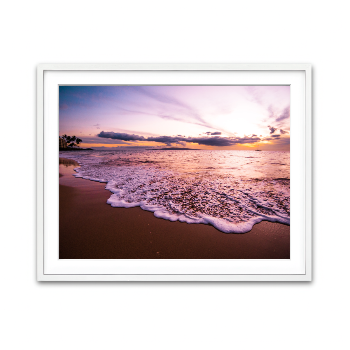 Framed Print 4x3 White