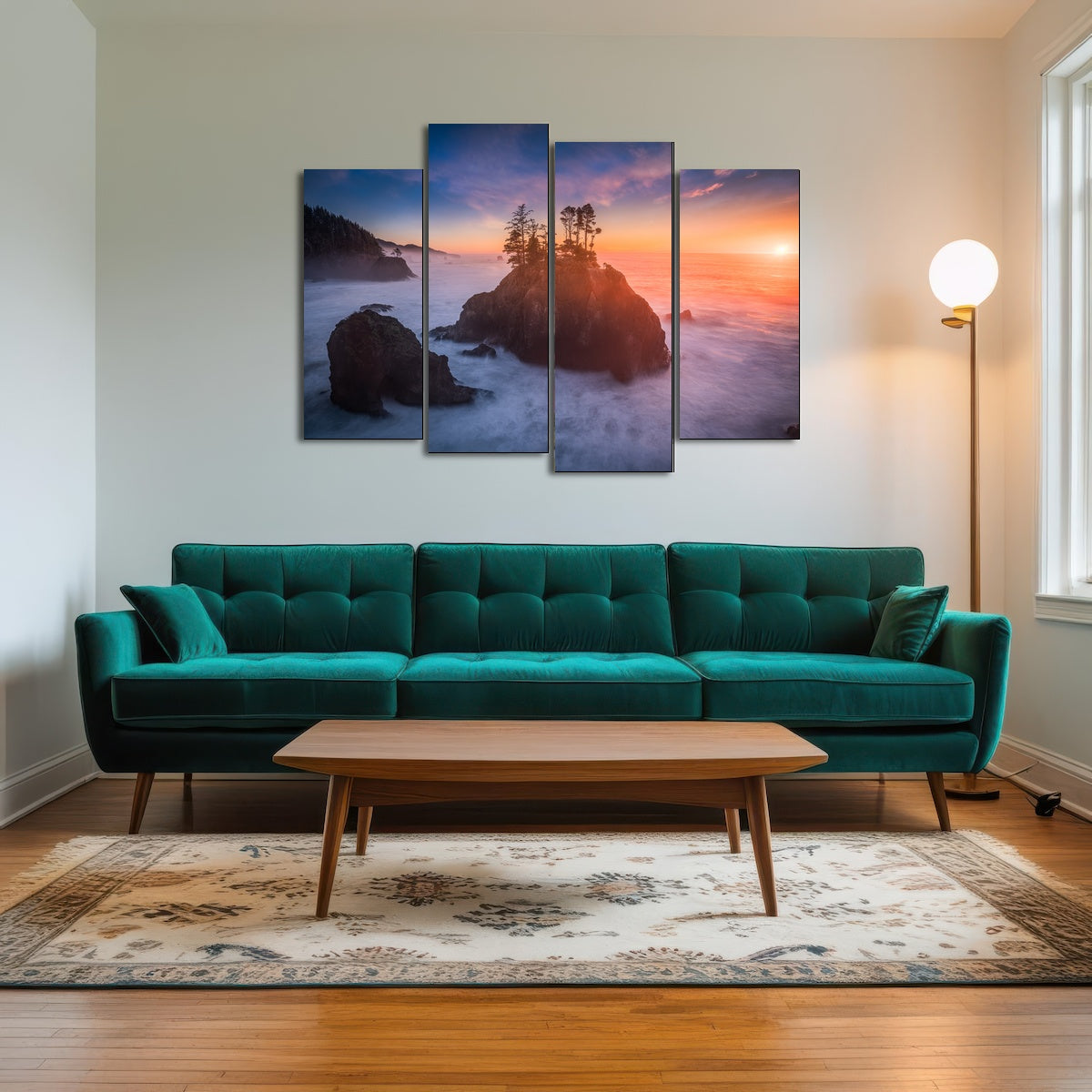 AUTO-MOCKUP ROOM | Sunset and Sea Stacks