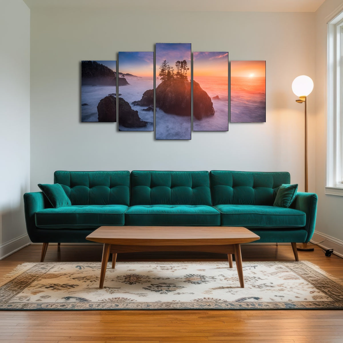 AUTO-MOCKUP ROOM | Sunset and Sea Stacks