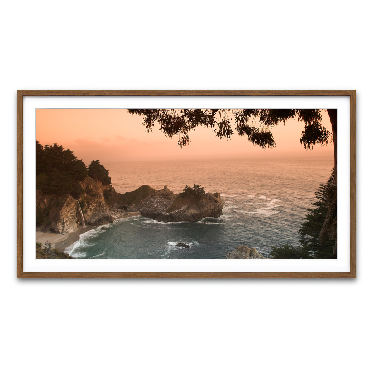 Framed Print 2x1 Walnut