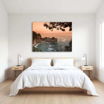 AUTO-MOCKUP ROOM | Sunset at California beach