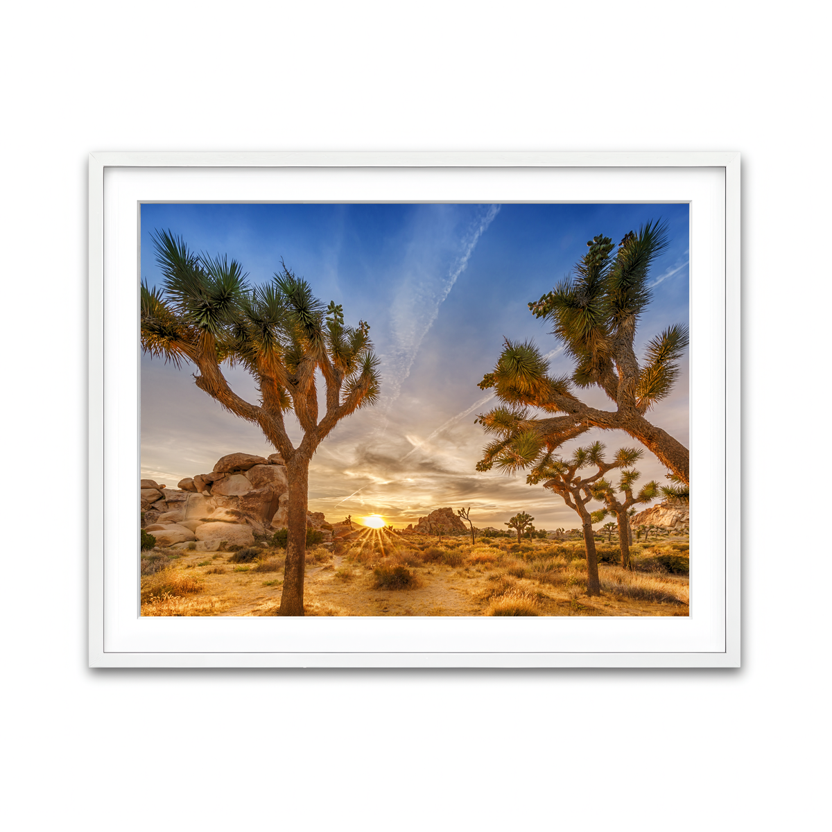 Framed Print 4x3 White