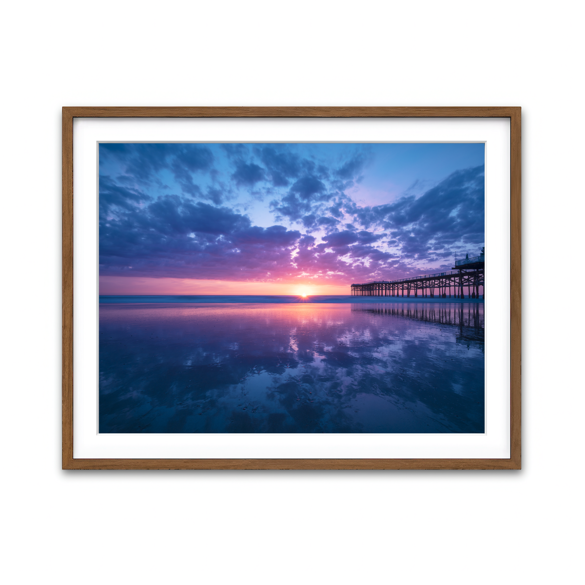 Framed Print 4x3 Walnut