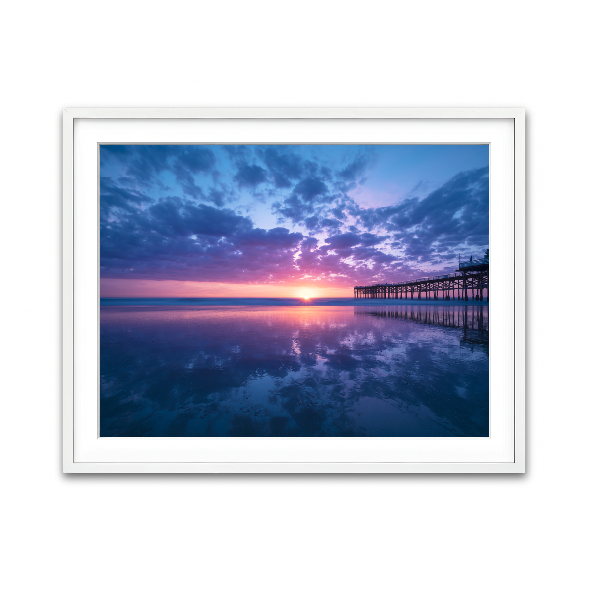 Framed Print 4x3 White