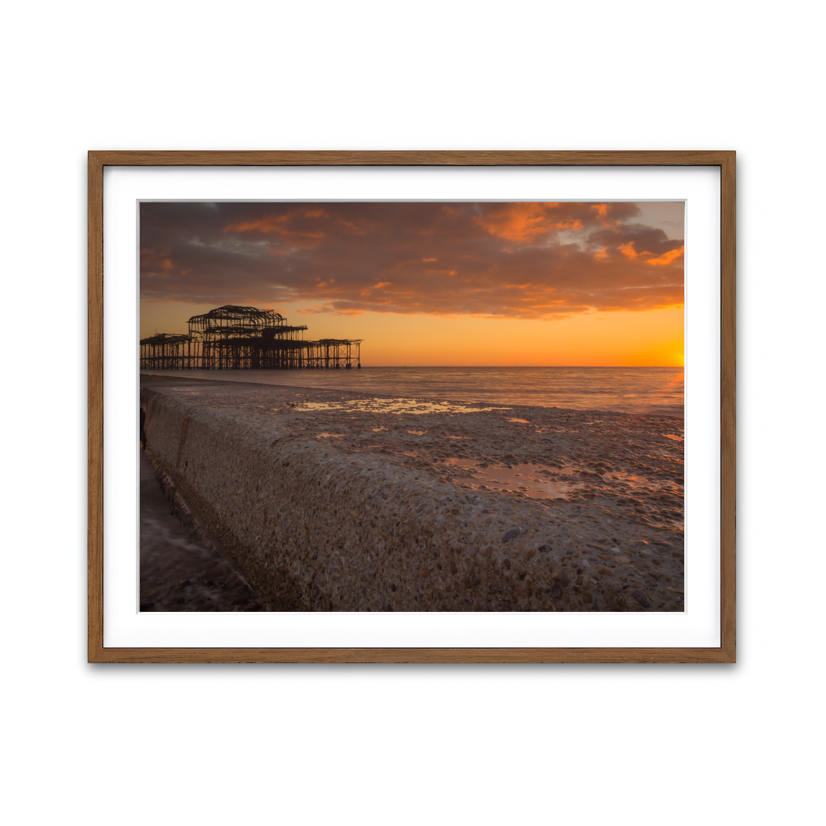 Framed Print 4x3 Walnut