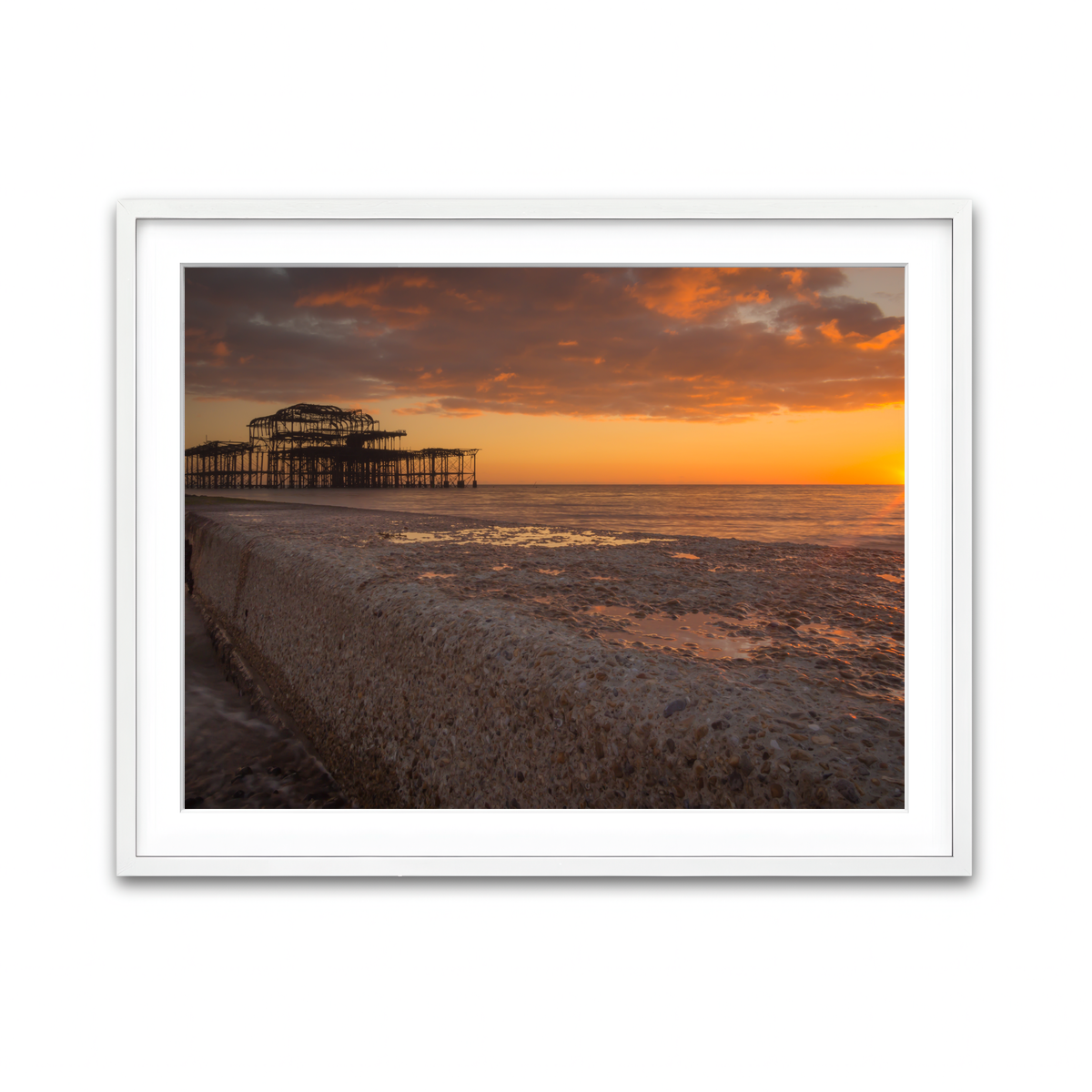 Framed Print 4x3 White