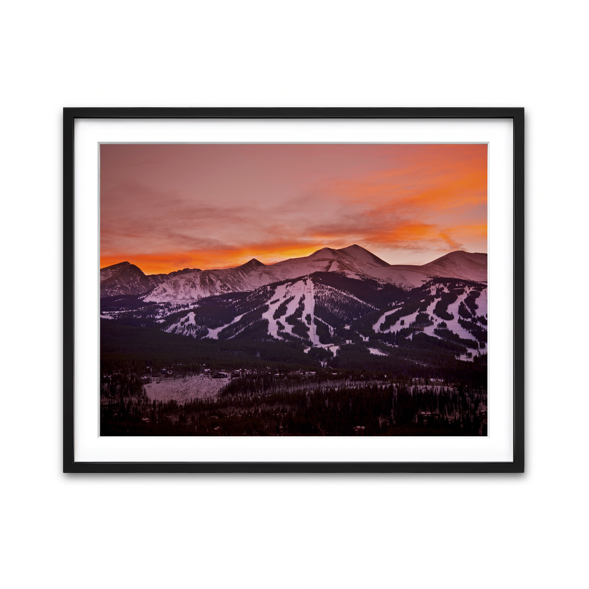 Framed Print 4x3 Black