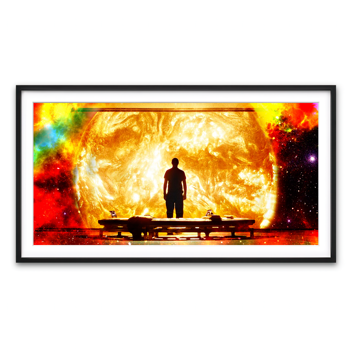 Framed Print 2x1 Black