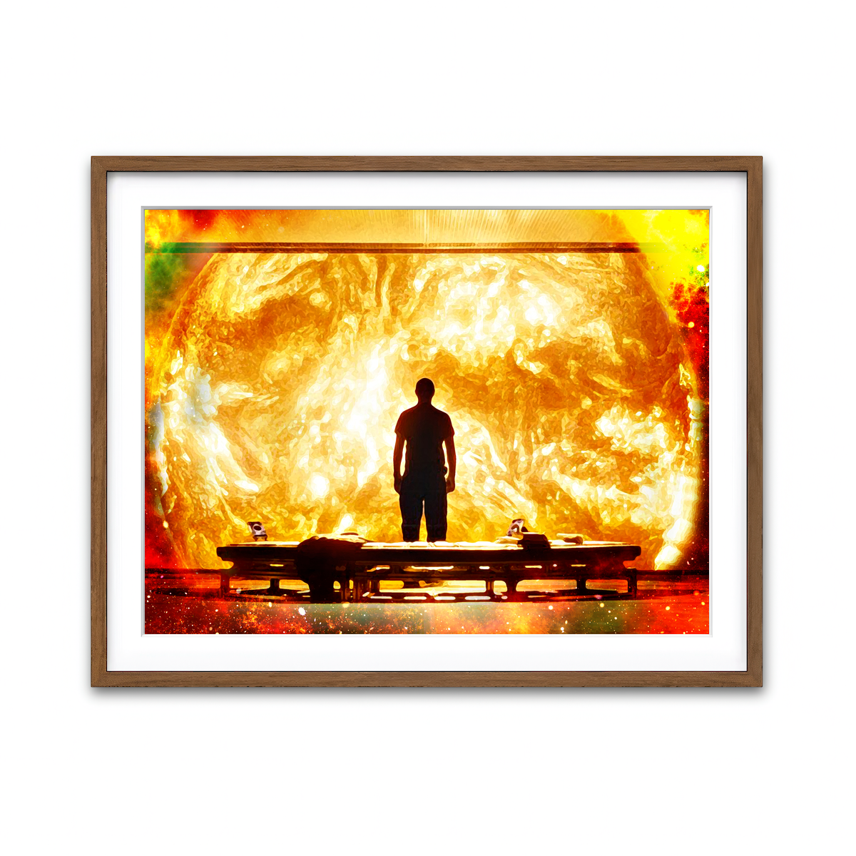 Framed Print 4x3 Walnut