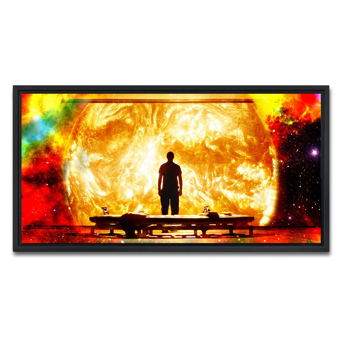 AUTO-MOCKUP WHITE | Sunshine | 1 Piece | Black Framed Canvas | group=2x1