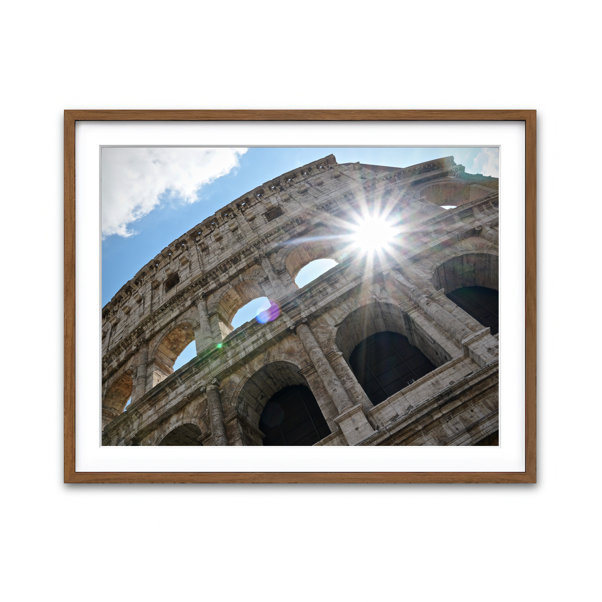 Framed Print 4x3 Walnut