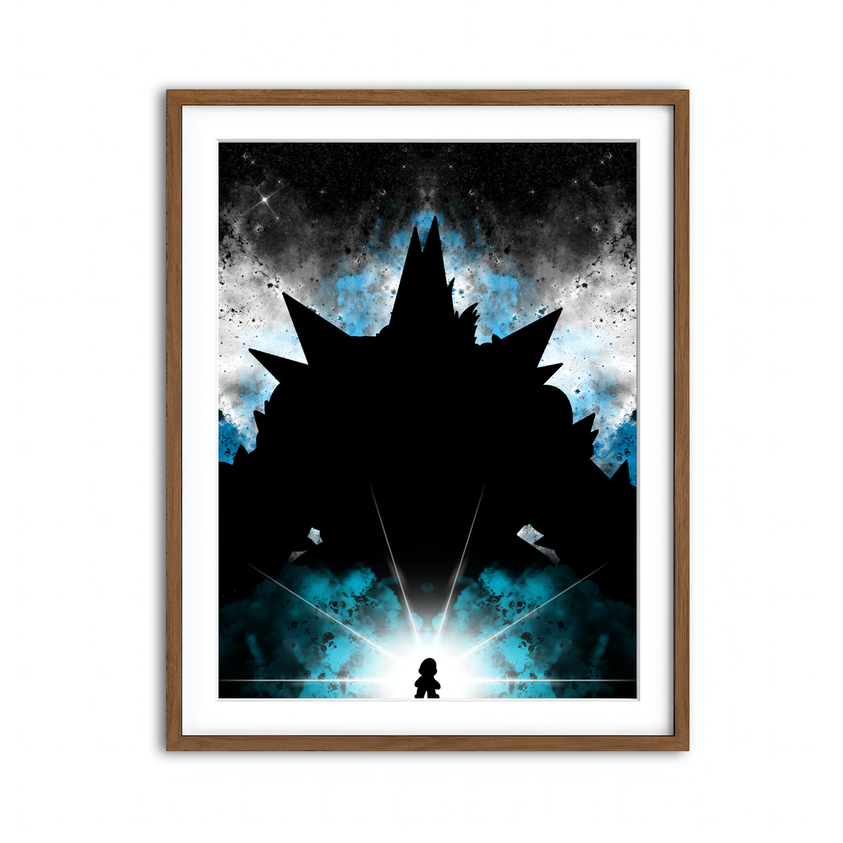 Framed Print 3x4 Walnut