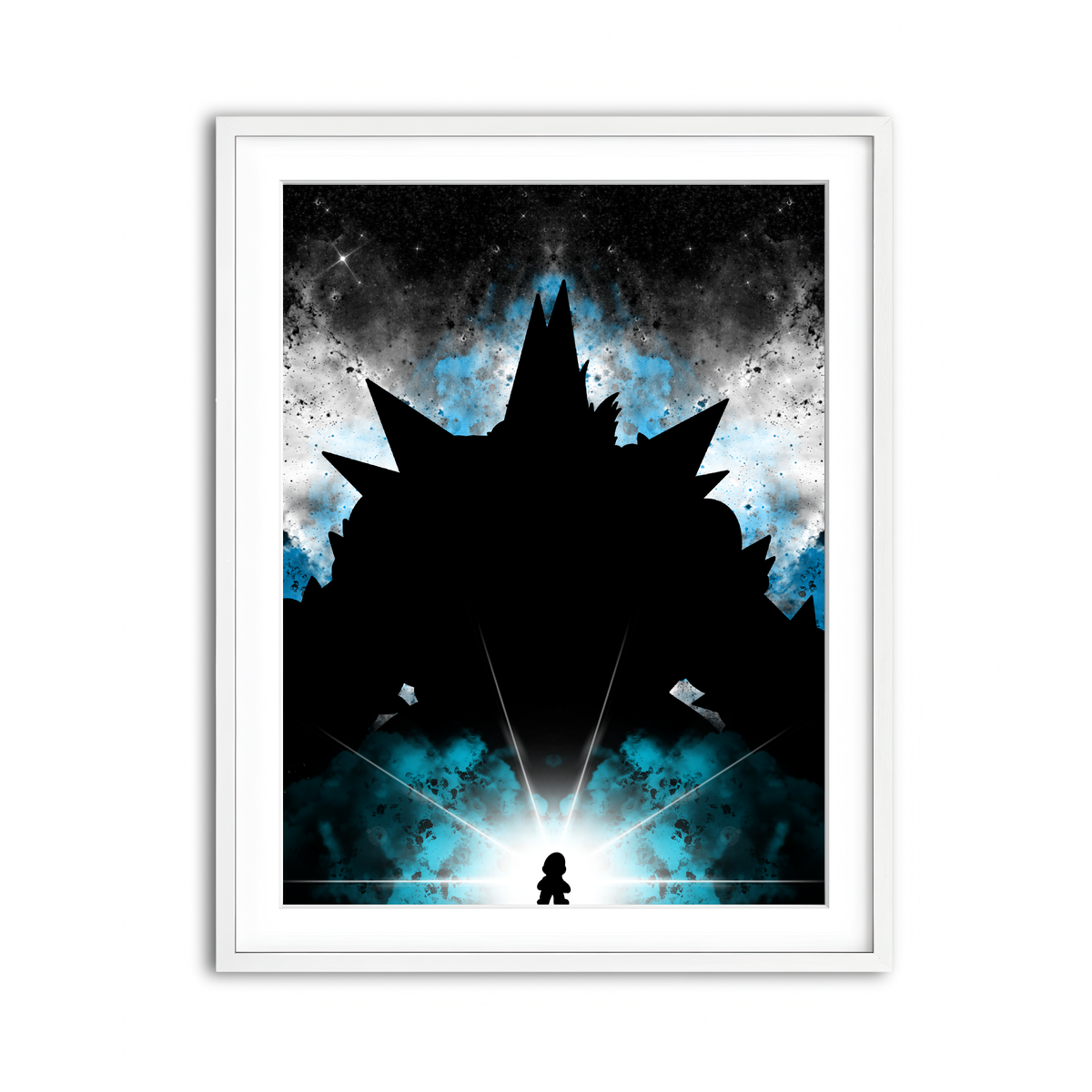 Framed Print 3x4 White