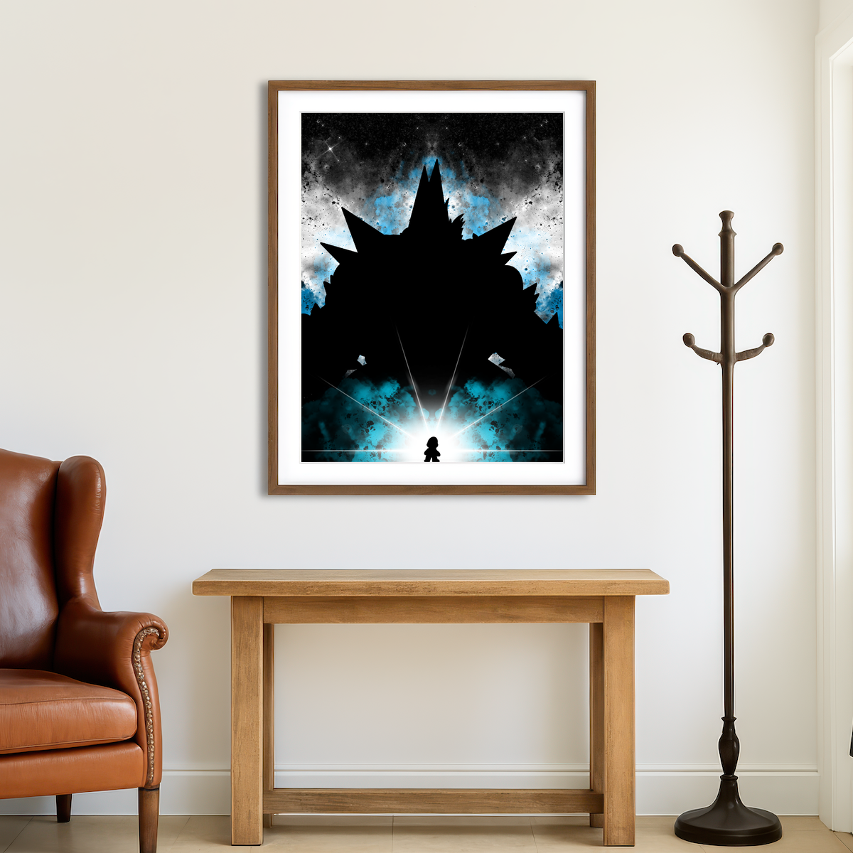 AUTO-MOCKUP ROOM | Super Mario Fury Wall Art