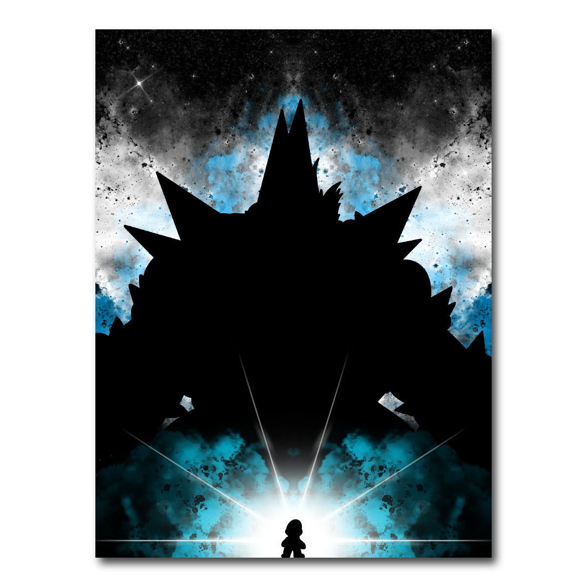 AUTO-MOCKUP WHITE | Super Mario Fury | 1 Piece | Gallery Wrap Canvas | group=3x4