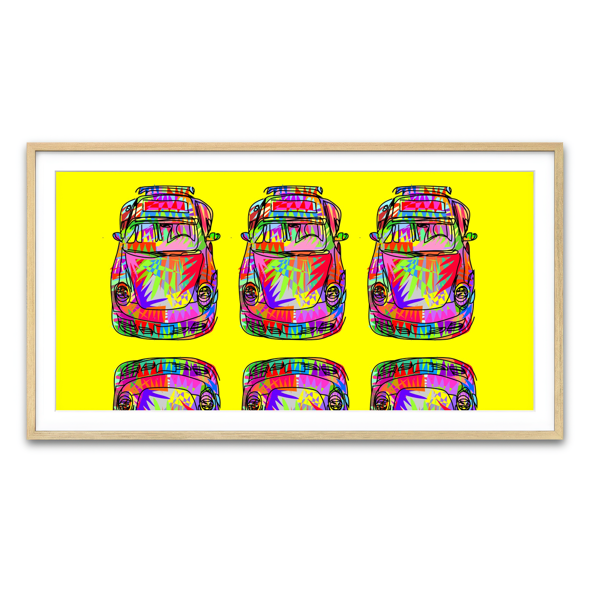 Framed Print 2x1 Natural