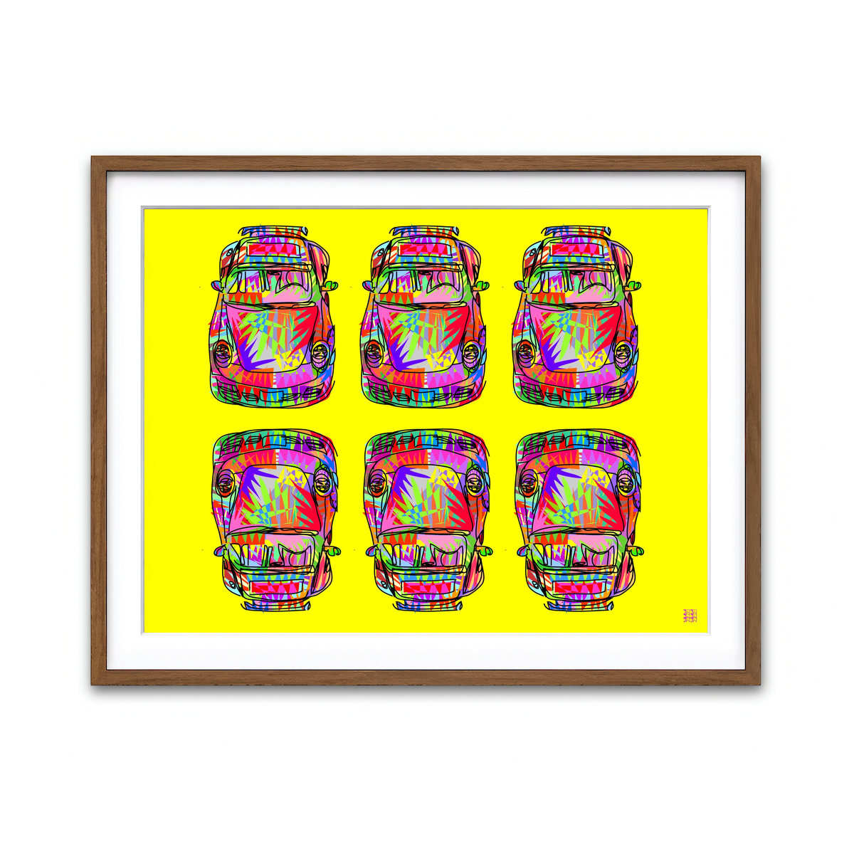 Framed Print 4x3 Walnut