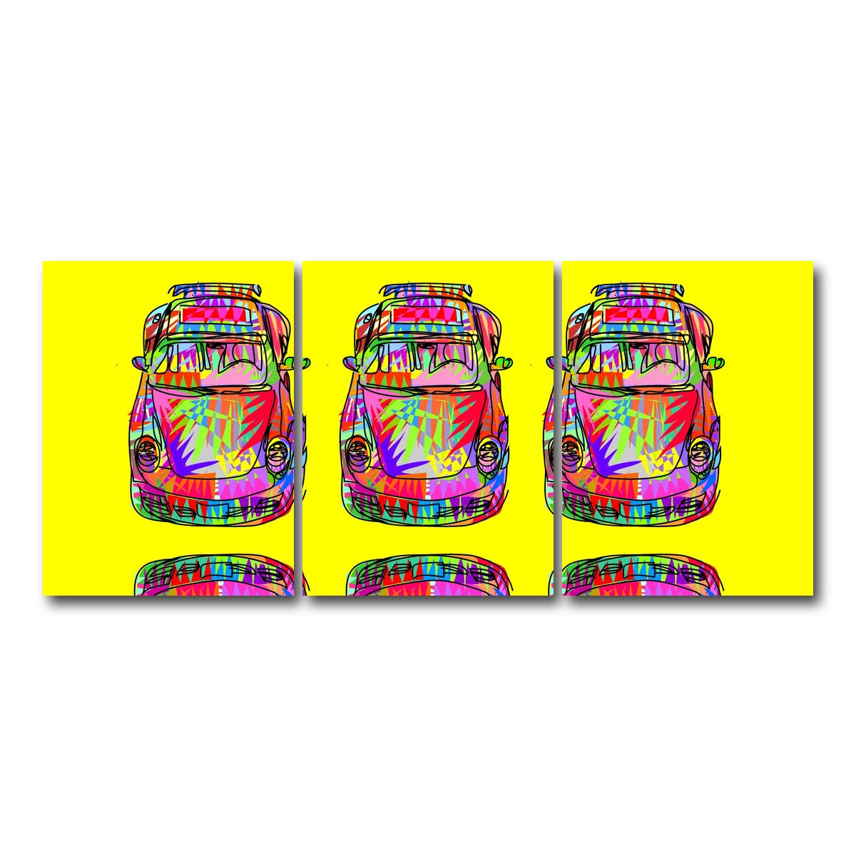 AUTO-MOCKUP WHITE | Super Wavy | 3 Piece | Gallery Wrap Canvas | group=18x24