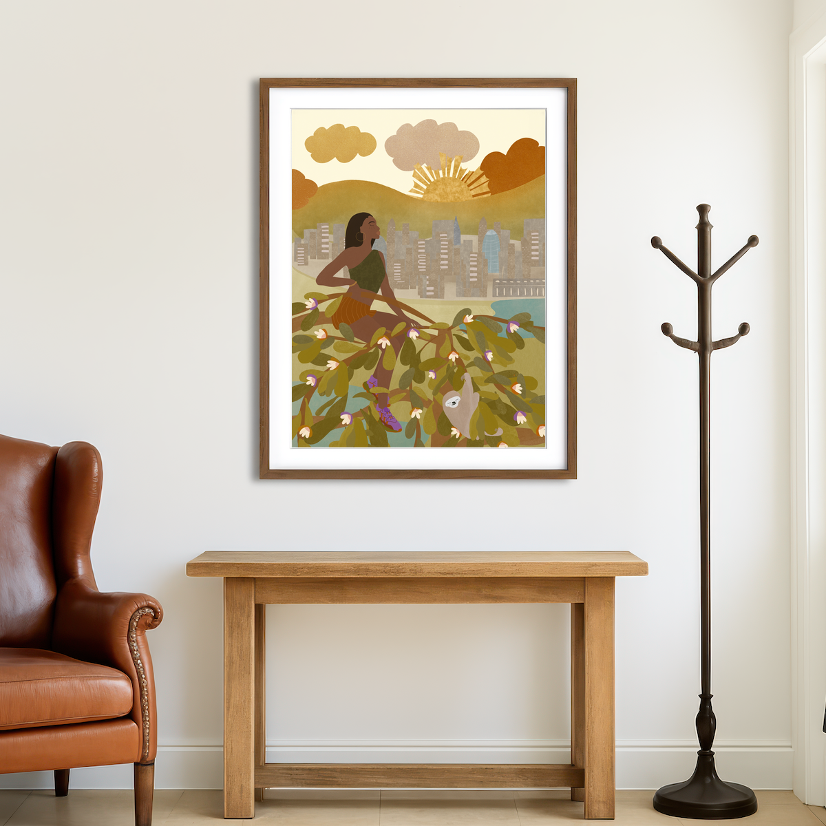 AUTO-MOCKUP ROOM | Supergirl Wall Art