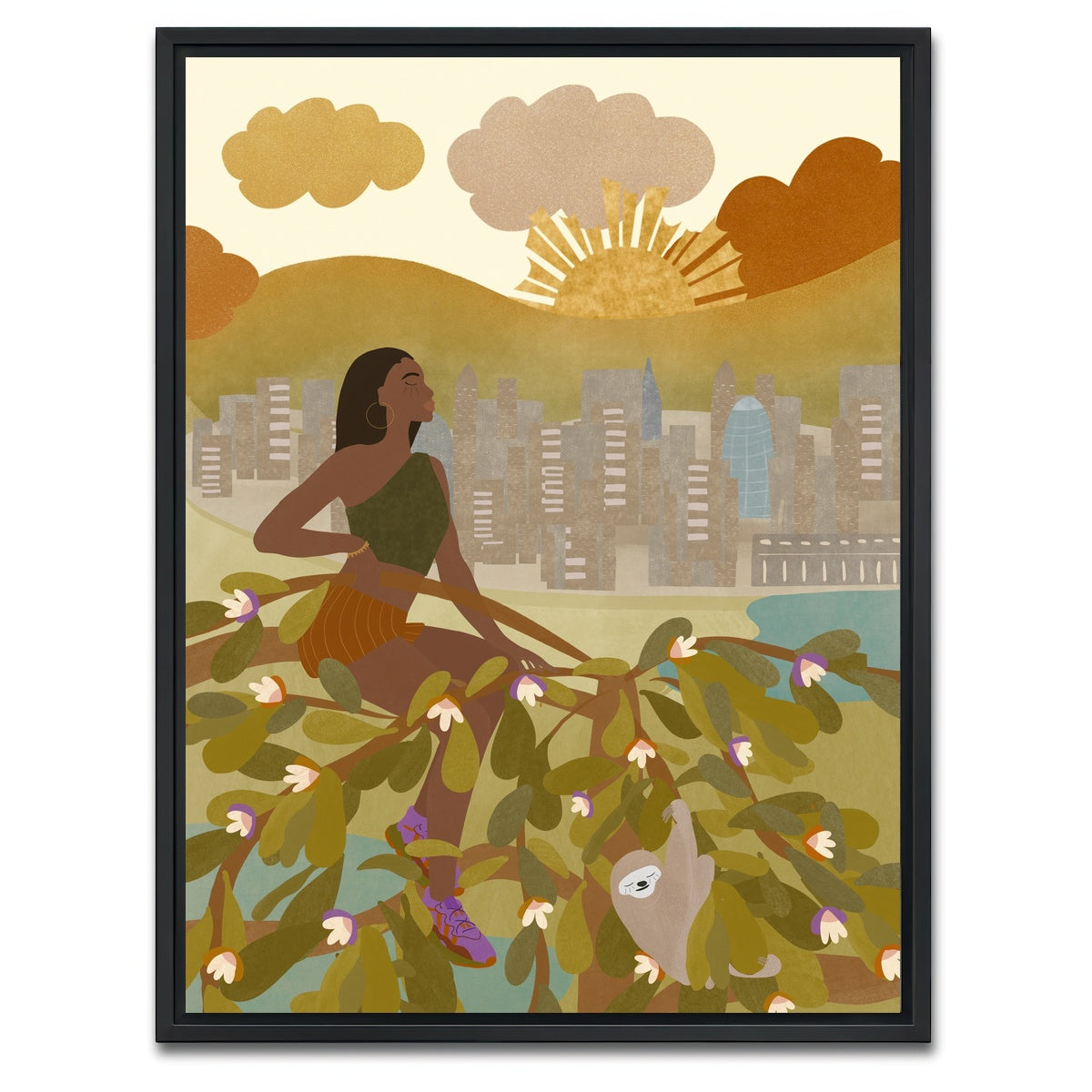 AUTO-MOCKUP WHITE | Supergirl | 1 Piece | Black Framed Canvas | group=3x4