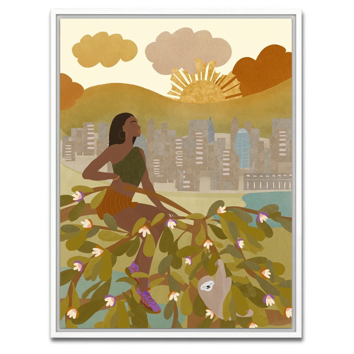 AUTO-MOCKUP WHITE | Supergirl | 1 Piece | White Framed Canvas | group=3x4