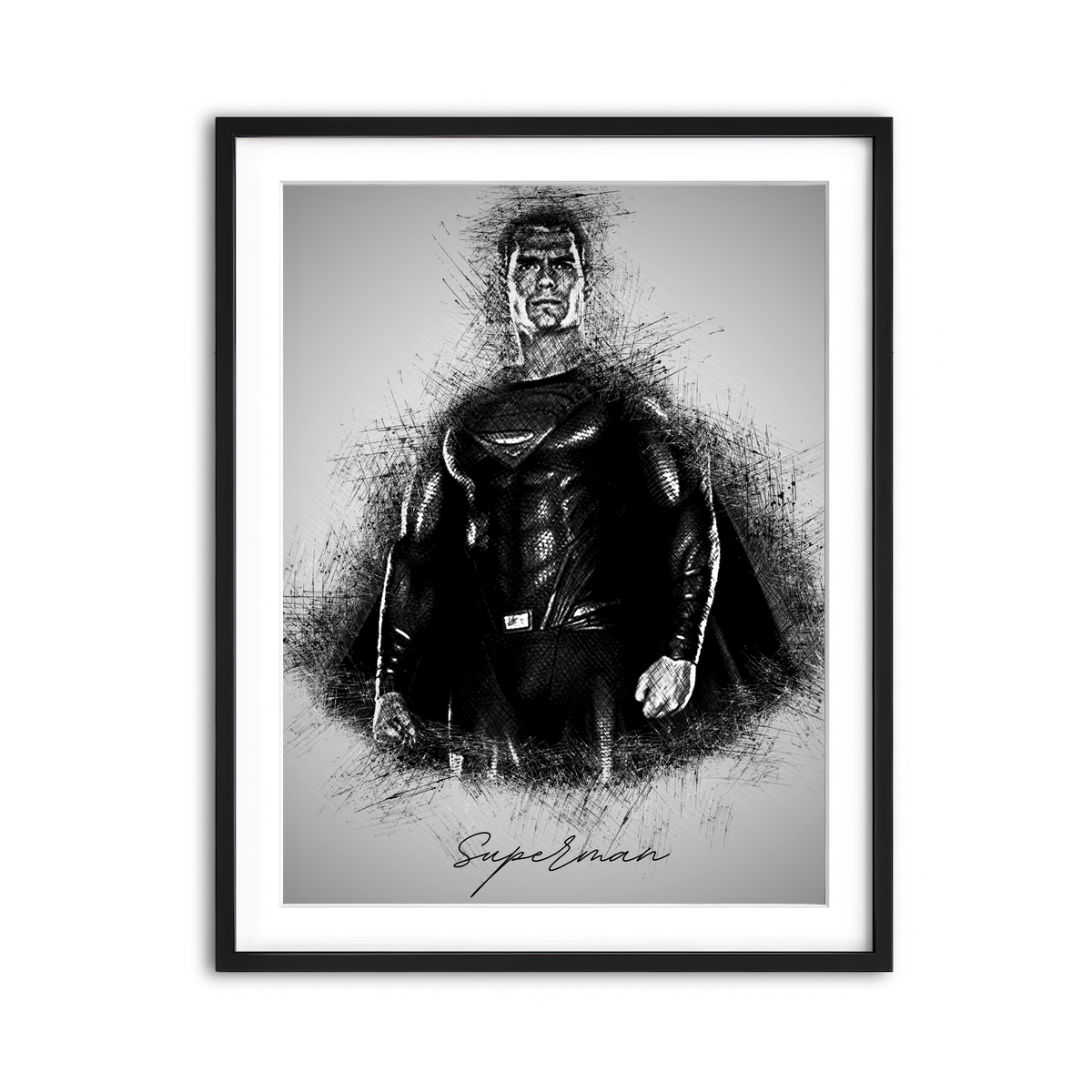 Framed Print 3x4 Black
