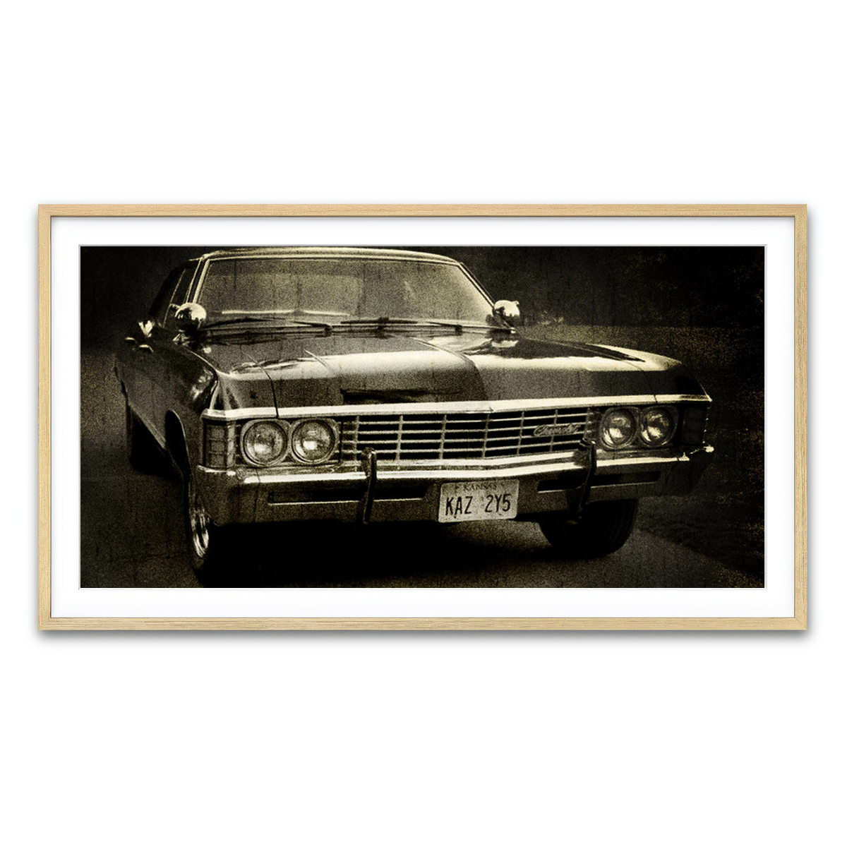 Framed Print 2x1 Natural