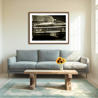 AUTO-MOCKUP ROOM | Supernatural Chevy Wall Art