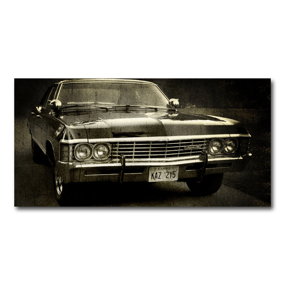 AUTO-MOCKUP WHITE | Supernatural chevy | 1 Piece | Gallery Wrap Canvas | group=2x1