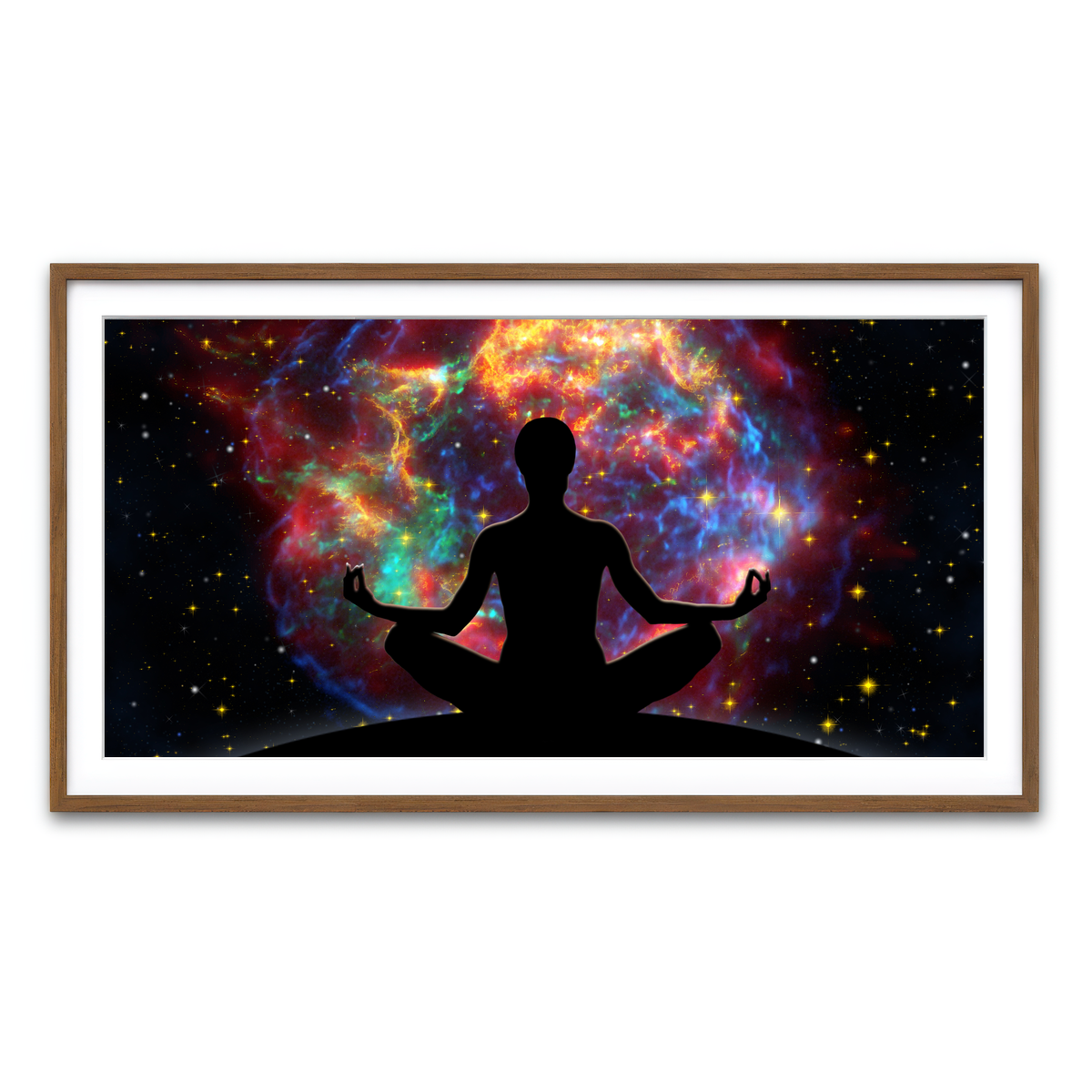 Framed Print 2x1 Walnut