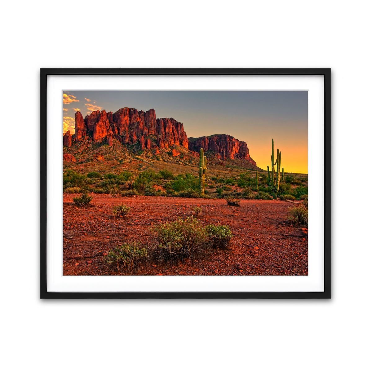 Framed Print 4x3 Black