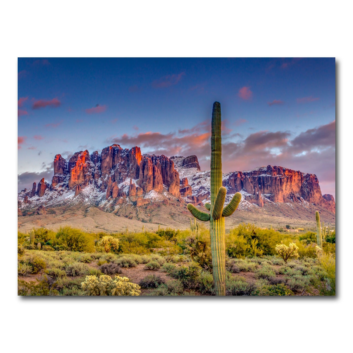 AUTO-MOCKUP WHITE | Superstition Mountains | 1 Piece | Gallery Wrap Canvas | group=4x3