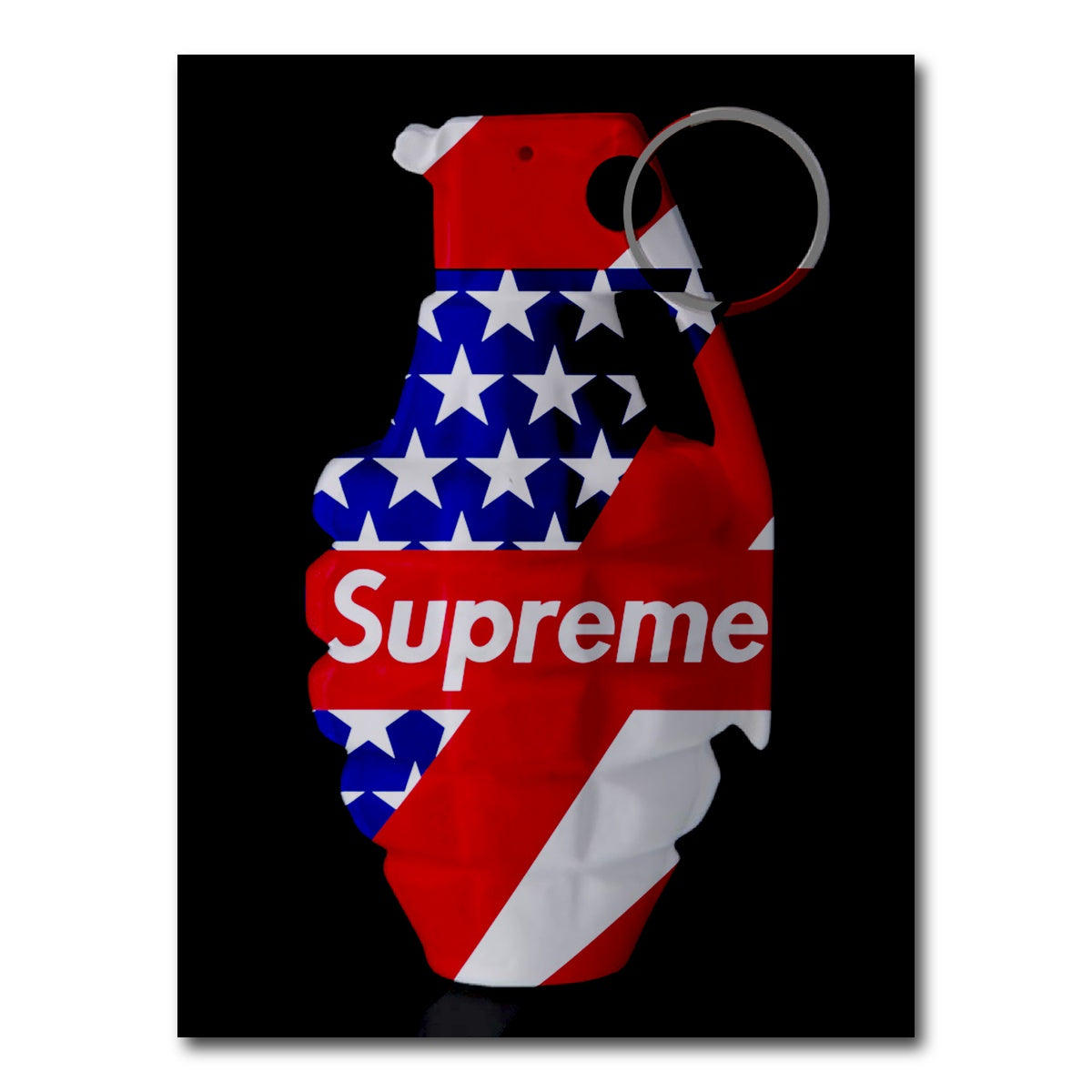 AUTO-MOCKUP WHITE | Supreme Strips Grenade | 1 Piece | Gallery Wrap Canvas | group=3x4